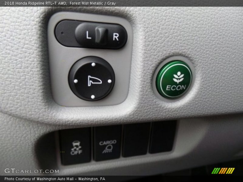 Forest Mist Metallic / Gray 2018 Honda Ridgeline RTL-T AWD