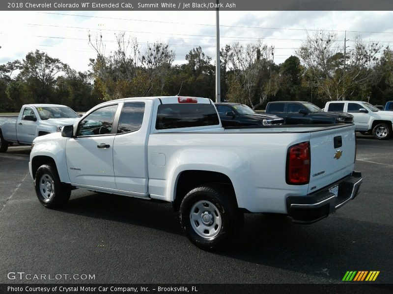 Summit White / Jet Black/Dark Ash 2018 Chevrolet Colorado WT Extended Cab