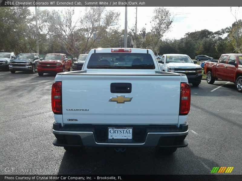 Summit White / Jet Black/Dark Ash 2018 Chevrolet Colorado WT Extended Cab