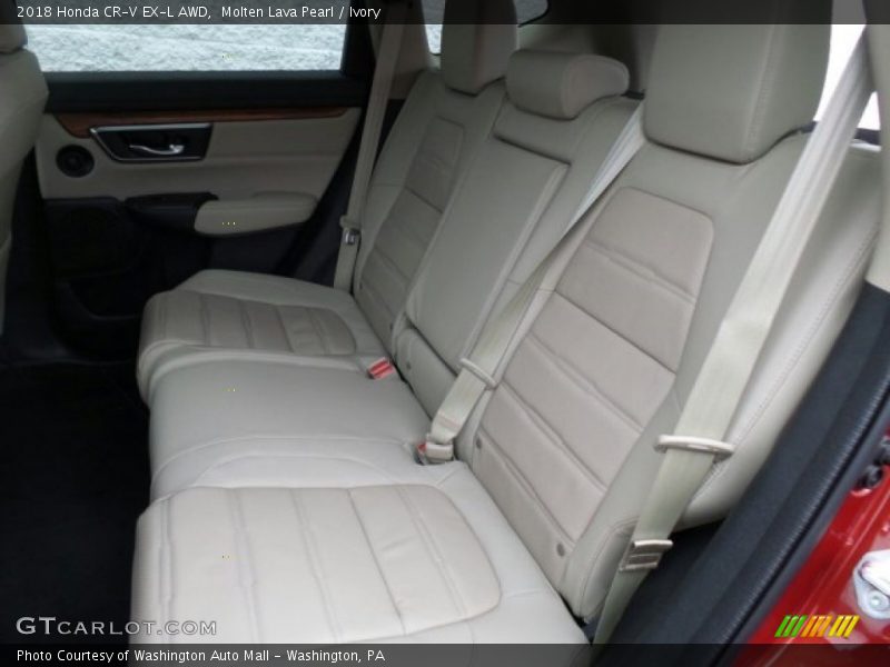Molten Lava Pearl / Ivory 2018 Honda CR-V EX-L AWD