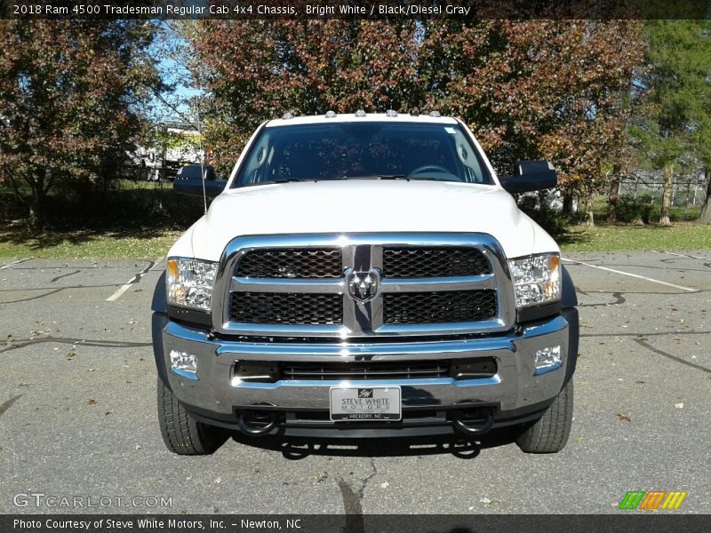 Bright White / Black/Diesel Gray 2018 Ram 4500 Tradesman Regular Cab 4x4 Chassis