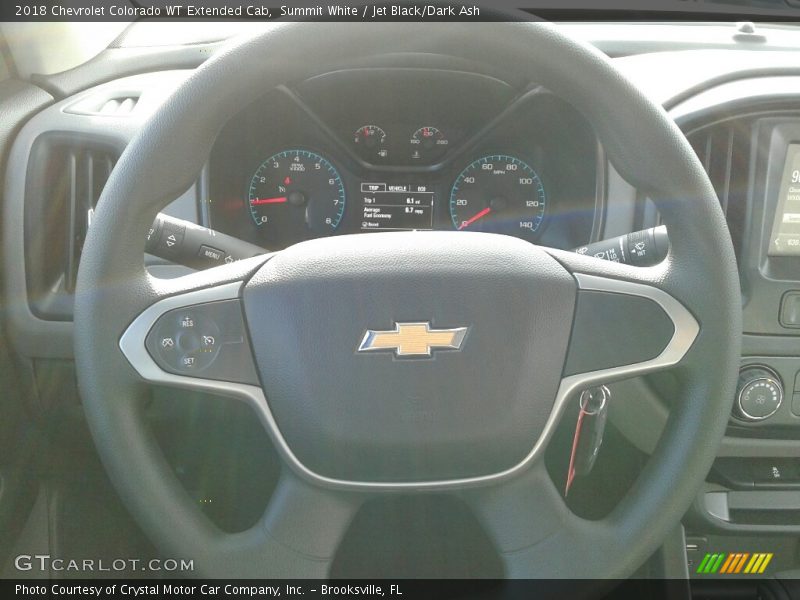 Summit White / Jet Black/Dark Ash 2018 Chevrolet Colorado WT Extended Cab