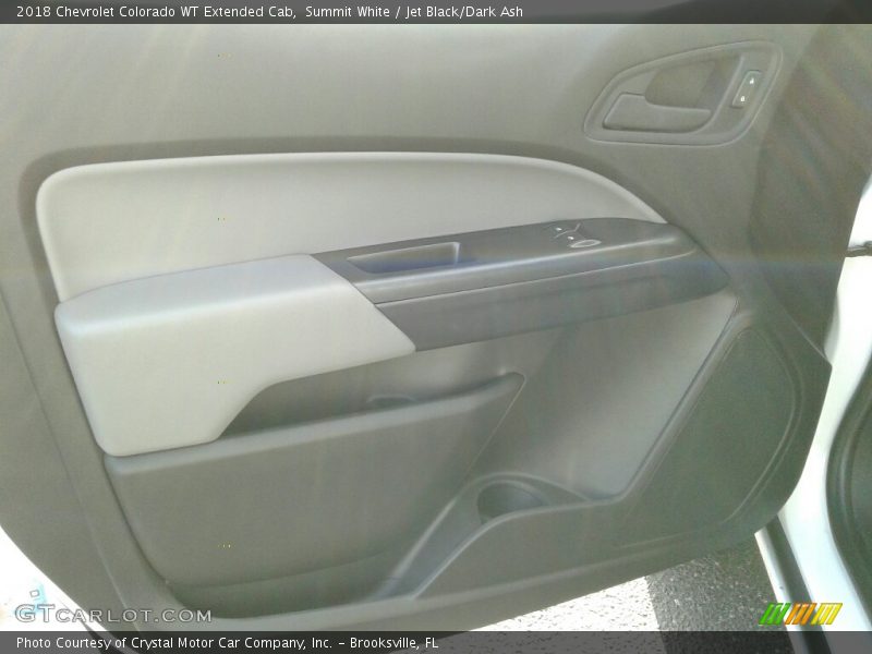 Summit White / Jet Black/Dark Ash 2018 Chevrolet Colorado WT Extended Cab