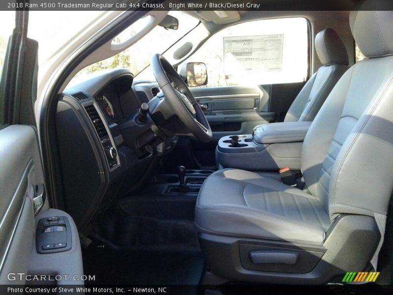 Bright White / Black/Diesel Gray 2018 Ram 4500 Tradesman Regular Cab 4x4 Chassis