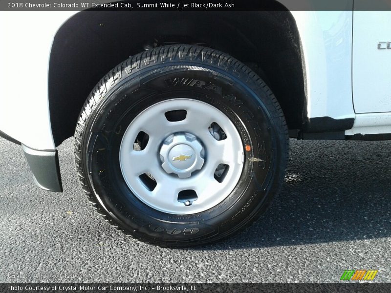 Summit White / Jet Black/Dark Ash 2018 Chevrolet Colorado WT Extended Cab