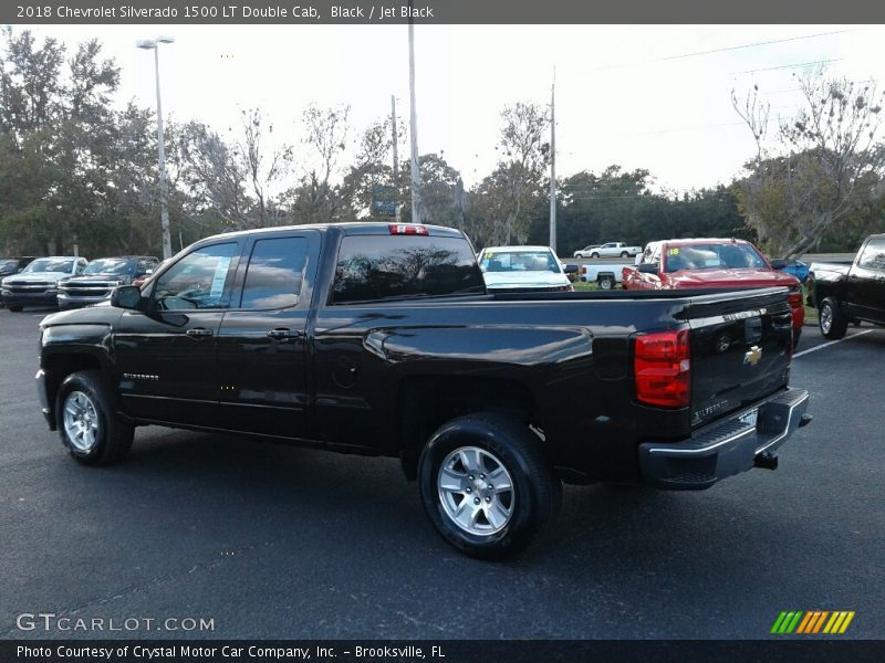 Black / Jet Black 2018 Chevrolet Silverado 1500 LT Double Cab