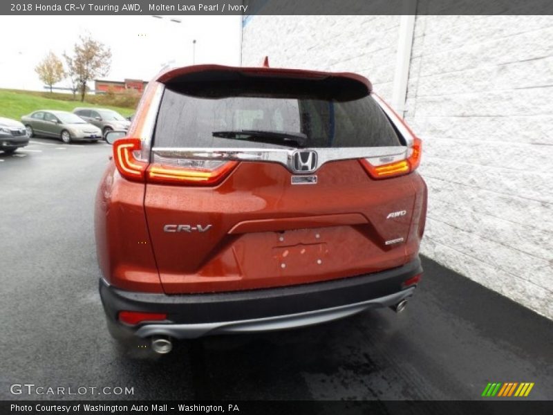 Molten Lava Pearl / Ivory 2018 Honda CR-V Touring AWD
