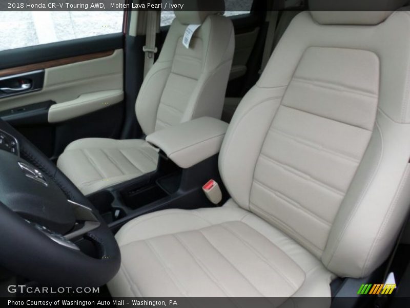 Molten Lava Pearl / Ivory 2018 Honda CR-V Touring AWD