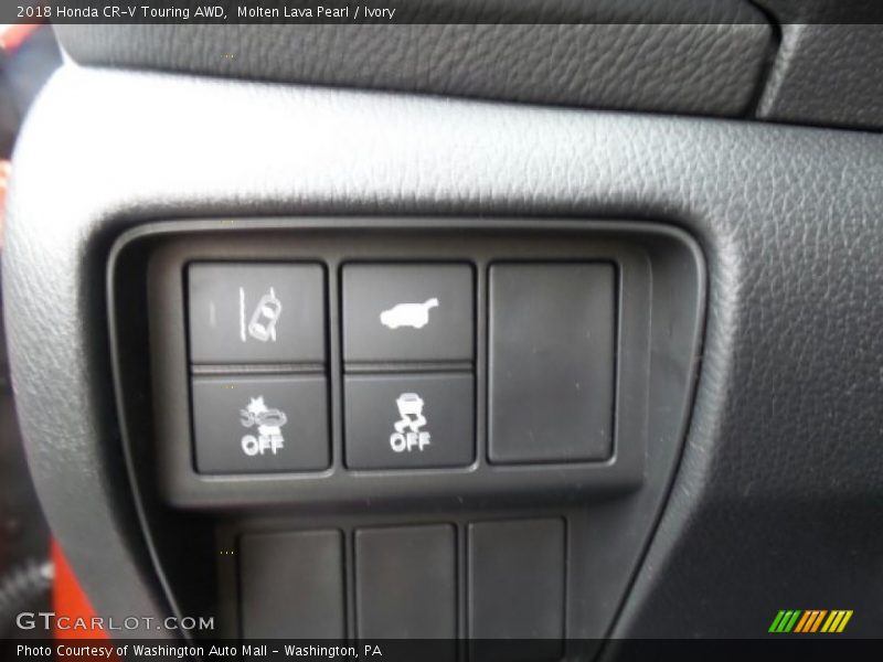 Molten Lava Pearl / Ivory 2018 Honda CR-V Touring AWD