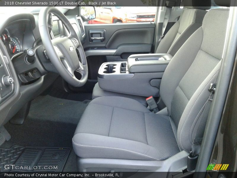 Black / Jet Black 2018 Chevrolet Silverado 1500 LT Double Cab