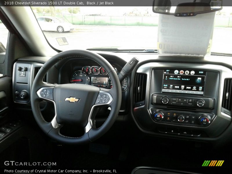 Black / Jet Black 2018 Chevrolet Silverado 1500 LT Double Cab