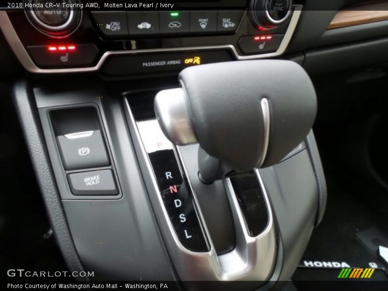 Molten Lava Pearl / Ivory 2018 Honda CR-V Touring AWD