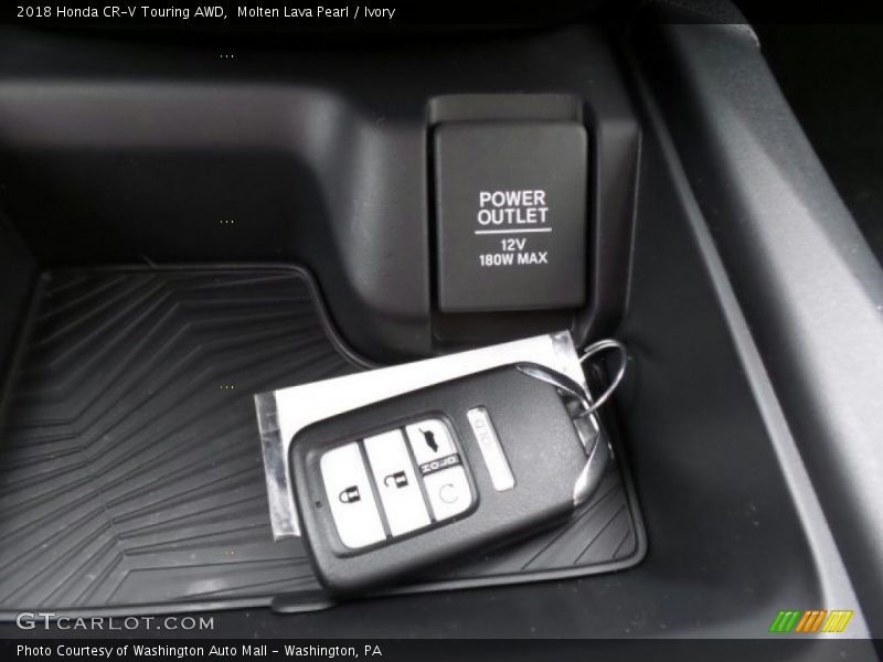 Molten Lava Pearl / Ivory 2018 Honda CR-V Touring AWD