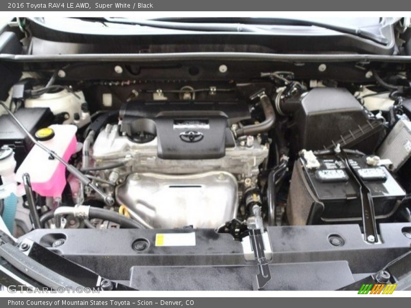 Super White / Black 2016 Toyota RAV4 LE AWD