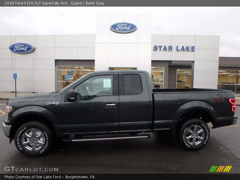 Guard / Earth Gray 2018 Ford F150 XLT SuperCab 4x4