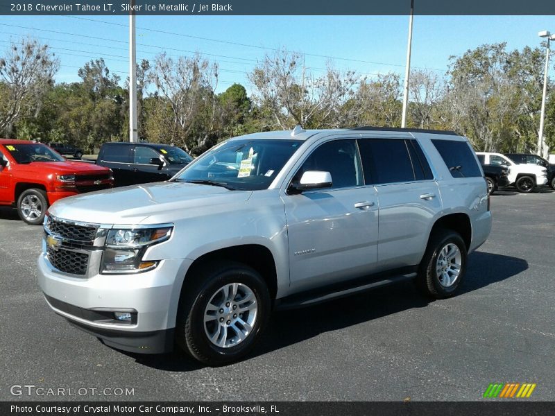 Silver Ice Metallic / Jet Black 2018 Chevrolet Tahoe LT