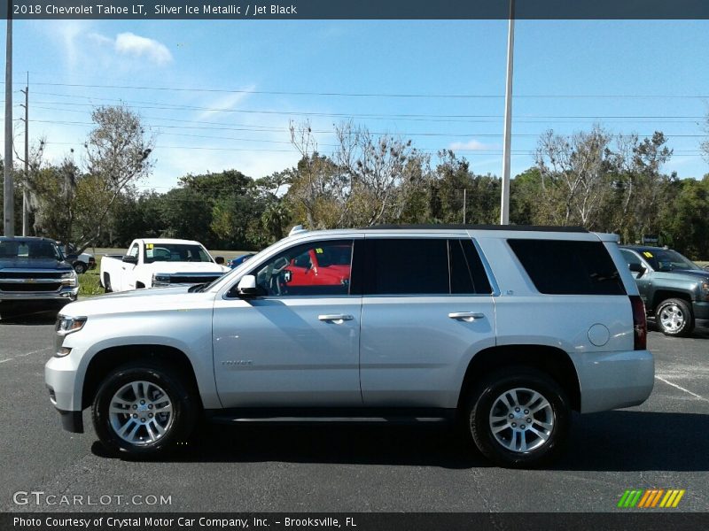 Silver Ice Metallic / Jet Black 2018 Chevrolet Tahoe LT