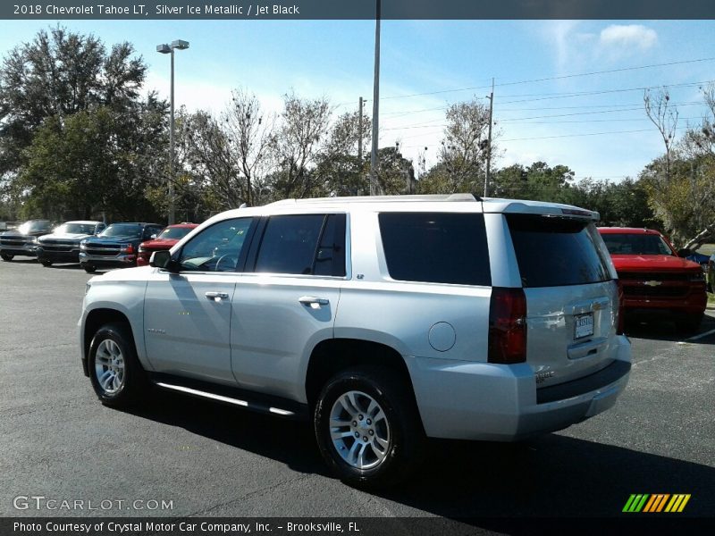 Silver Ice Metallic / Jet Black 2018 Chevrolet Tahoe LT