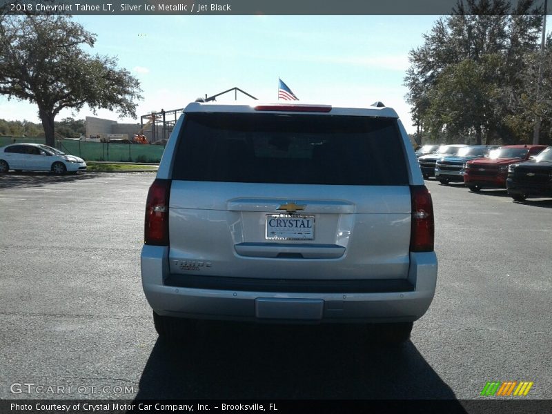 Silver Ice Metallic / Jet Black 2018 Chevrolet Tahoe LT