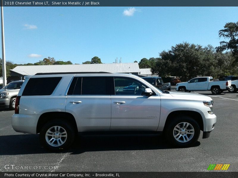 Silver Ice Metallic / Jet Black 2018 Chevrolet Tahoe LT