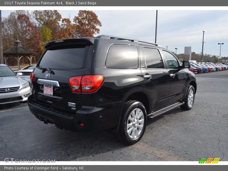 Black / Sand Beige 2017 Toyota Sequoia Platinum 4x4