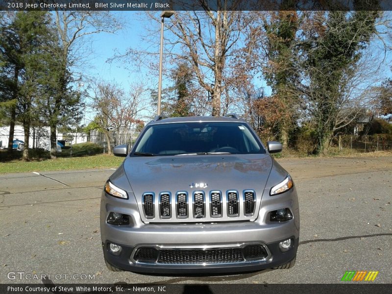Billet Silver Metallic / Black 2018 Jeep Cherokee Limited