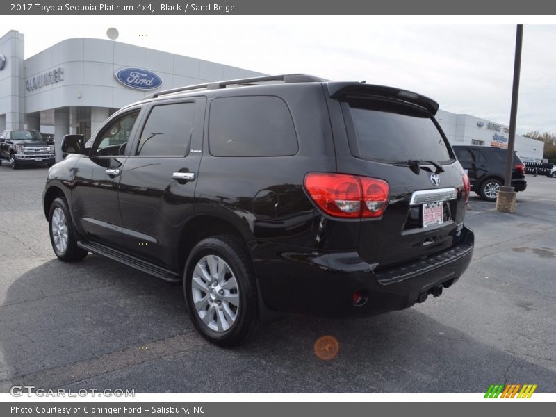 Black / Sand Beige 2017 Toyota Sequoia Platinum 4x4