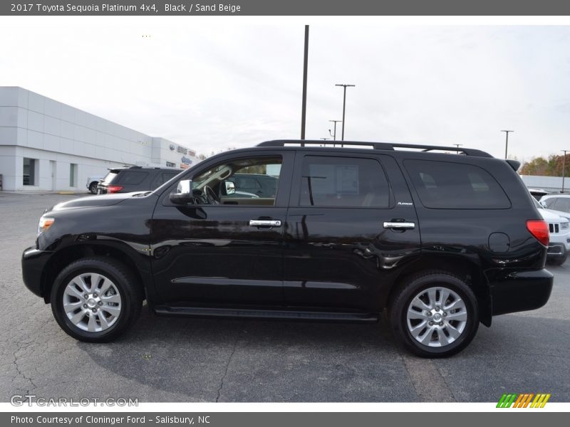 Black / Sand Beige 2017 Toyota Sequoia Platinum 4x4