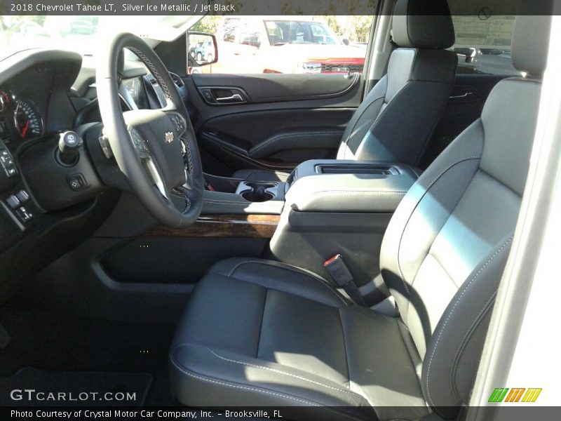 Silver Ice Metallic / Jet Black 2018 Chevrolet Tahoe LT