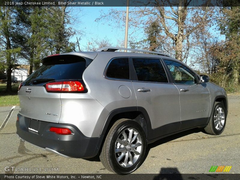 Billet Silver Metallic / Black 2018 Jeep Cherokee Limited