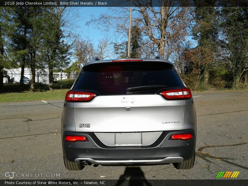 Billet Silver Metallic / Black 2018 Jeep Cherokee Limited