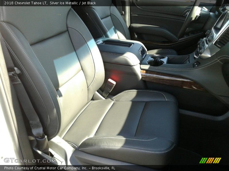 Silver Ice Metallic / Jet Black 2018 Chevrolet Tahoe LT