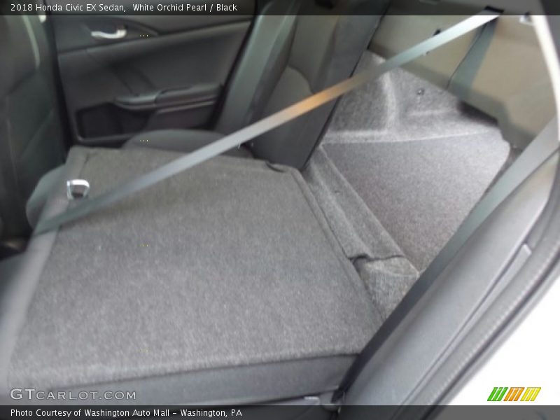 White Orchid Pearl / Black 2018 Honda Civic EX Sedan