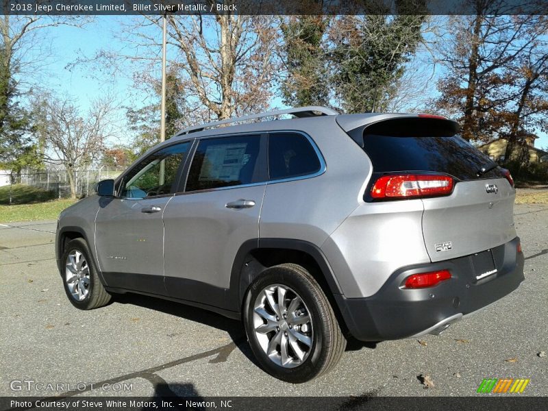 Billet Silver Metallic / Black 2018 Jeep Cherokee Limited