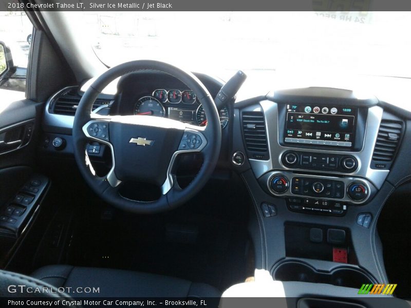Silver Ice Metallic / Jet Black 2018 Chevrolet Tahoe LT
