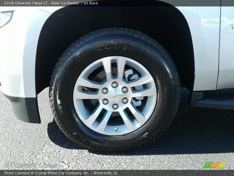 Silver Ice Metallic / Jet Black 2018 Chevrolet Tahoe LT