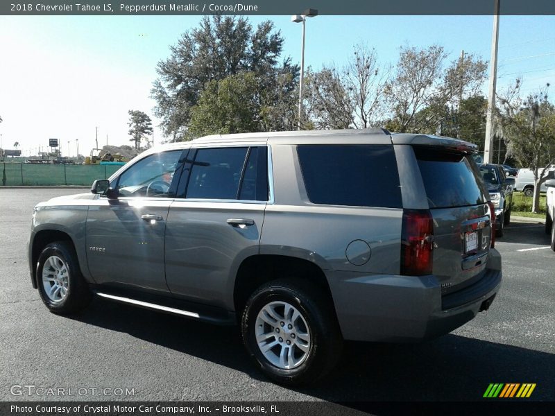 Pepperdust Metallic / Cocoa/Dune 2018 Chevrolet Tahoe LS