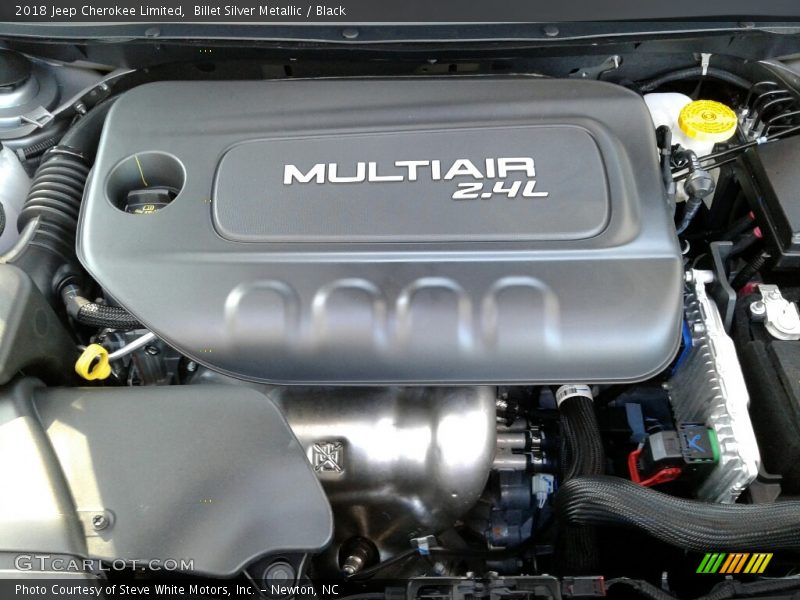 Billet Silver Metallic / Black 2018 Jeep Cherokee Limited