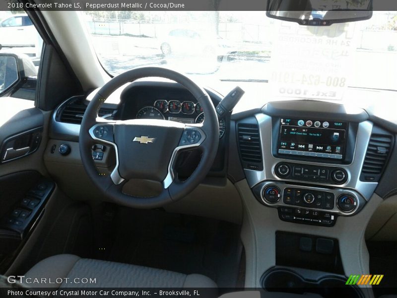Pepperdust Metallic / Cocoa/Dune 2018 Chevrolet Tahoe LS