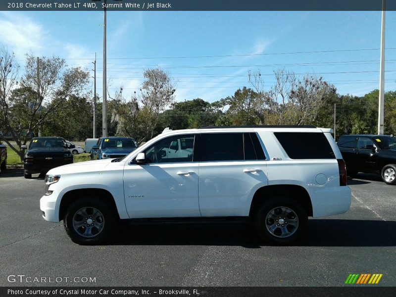 Summit White / Jet Black 2018 Chevrolet Tahoe LT 4WD