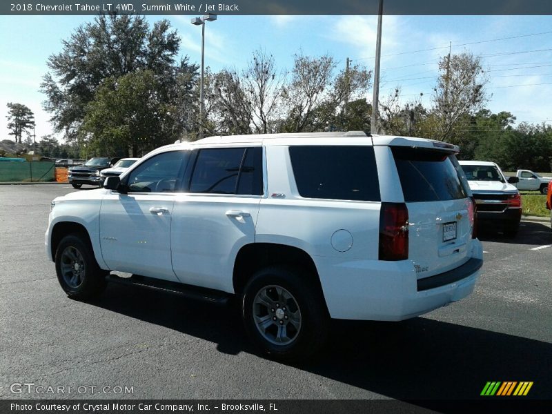 Summit White / Jet Black 2018 Chevrolet Tahoe LT 4WD
