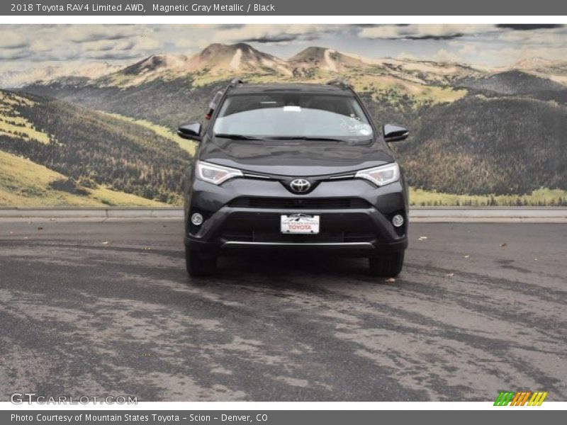 Magnetic Gray Metallic / Black 2018 Toyota RAV4 Limited AWD