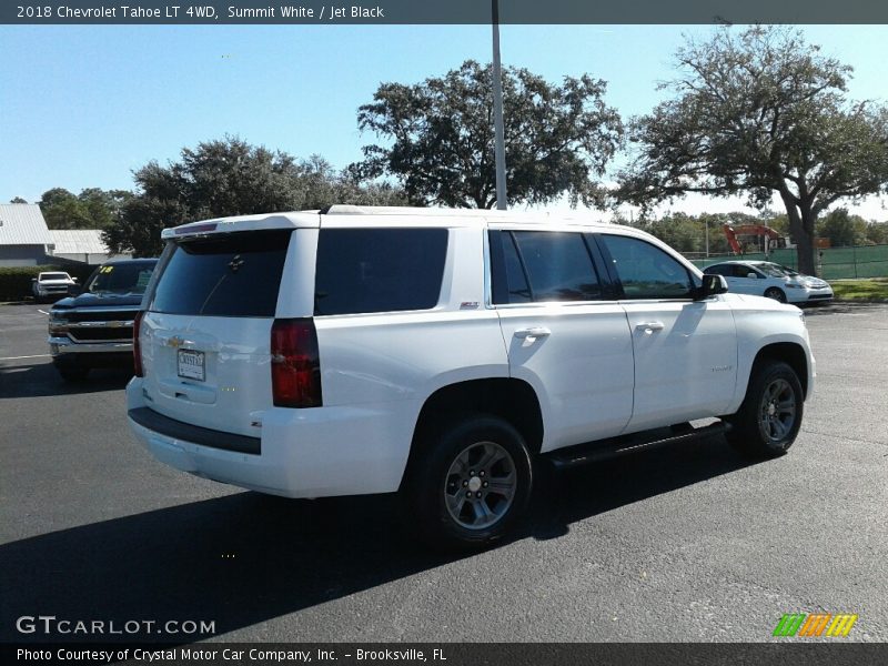 Summit White / Jet Black 2018 Chevrolet Tahoe LT 4WD