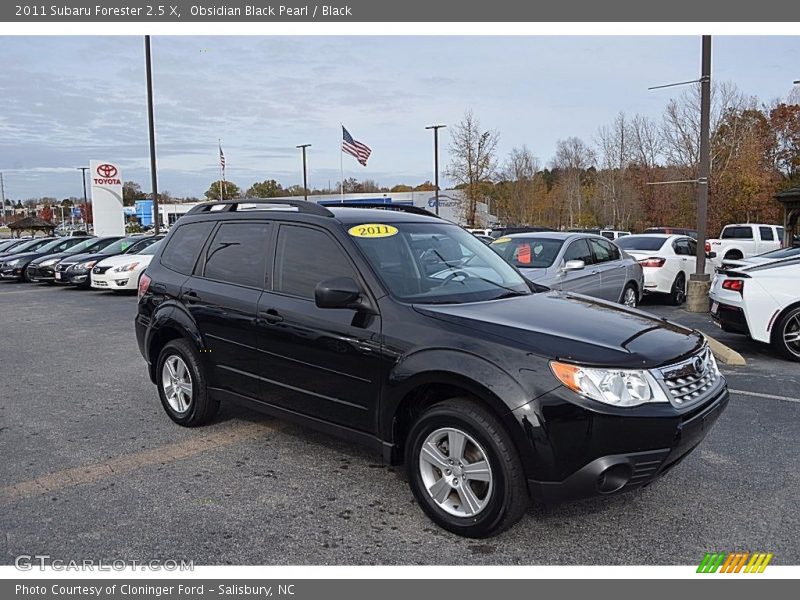 Obsidian Black Pearl / Black 2011 Subaru Forester 2.5 X