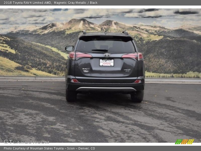 Magnetic Gray Metallic / Black 2018 Toyota RAV4 Limited AWD