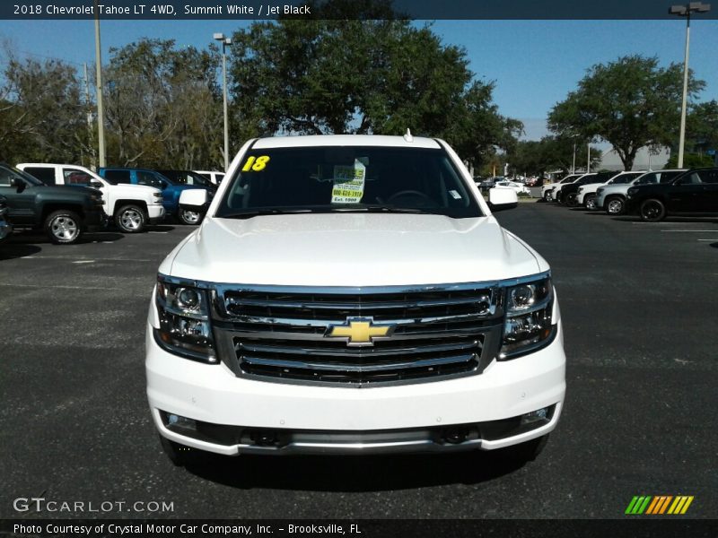 Summit White / Jet Black 2018 Chevrolet Tahoe LT 4WD