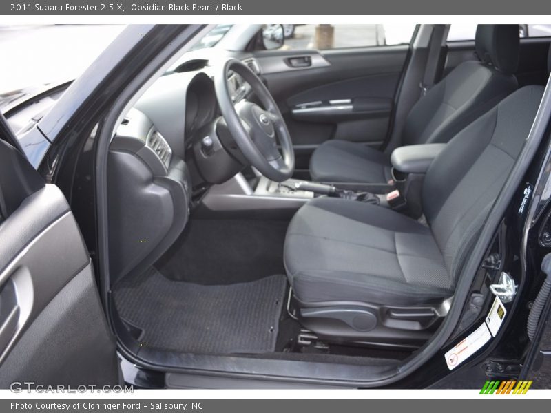Obsidian Black Pearl / Black 2011 Subaru Forester 2.5 X
