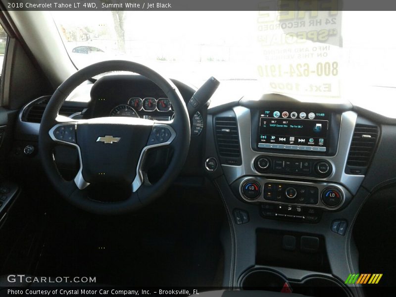 Summit White / Jet Black 2018 Chevrolet Tahoe LT 4WD
