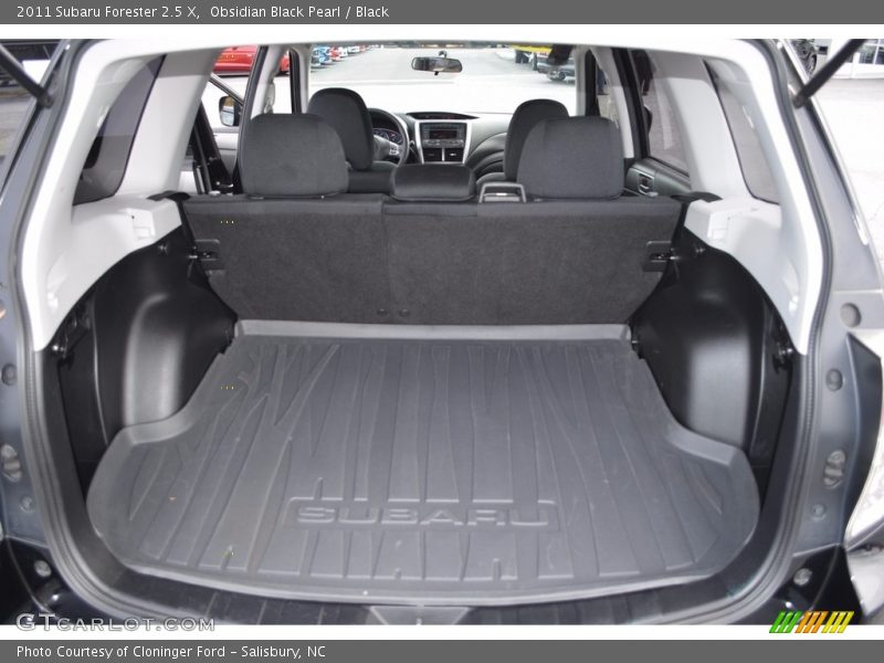 Obsidian Black Pearl / Black 2011 Subaru Forester 2.5 X