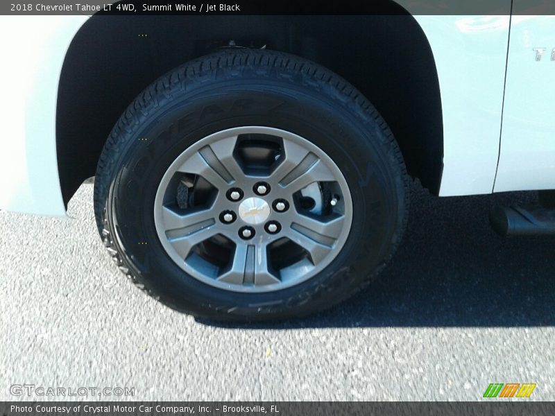 Summit White / Jet Black 2018 Chevrolet Tahoe LT 4WD